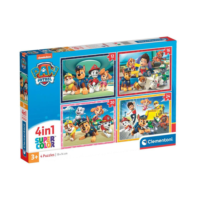 Clementoni Paw Patrol Puzzel 4 In 1 2x20 Et 2x60 Pièces
