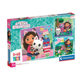 Puzzle Clementoni Gabby's Dollhouse 3x48 pièces