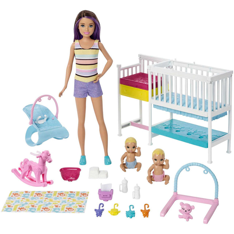 MATTEL Barbie Skipper chambre jumeaux