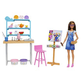 MATTEL Poupée Barbie Coffret Atelier artistique