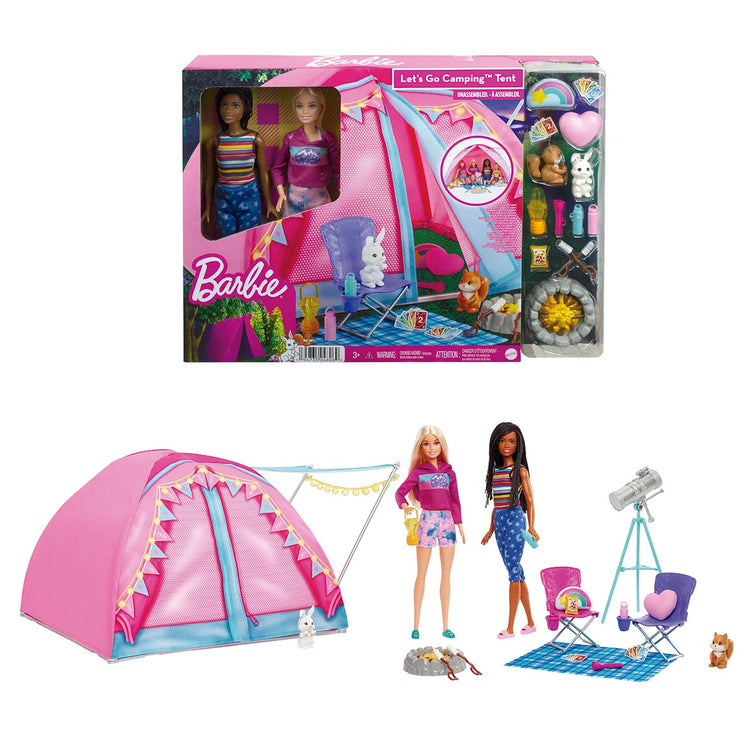 MATTEL Poupée Barbie Coffret Vive le Camping