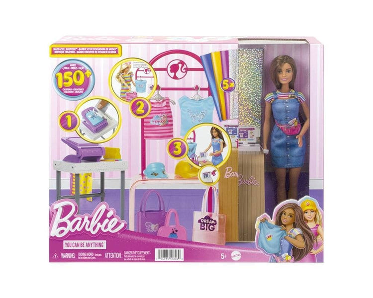 MATTEL Barbie Le Coffret La Boutique de Création