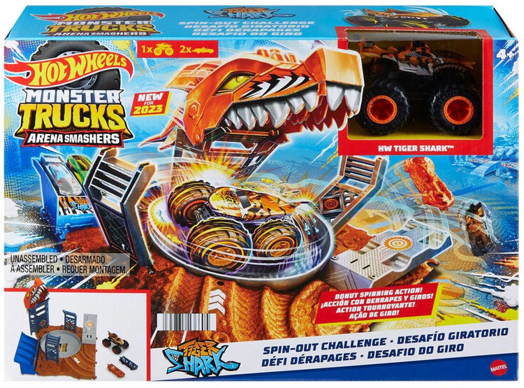 Hot Wheels Monster Trucks Demi-finale Shark Spin