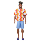 MATTEL Poupée Ken Fashionista T-Shirt vagues