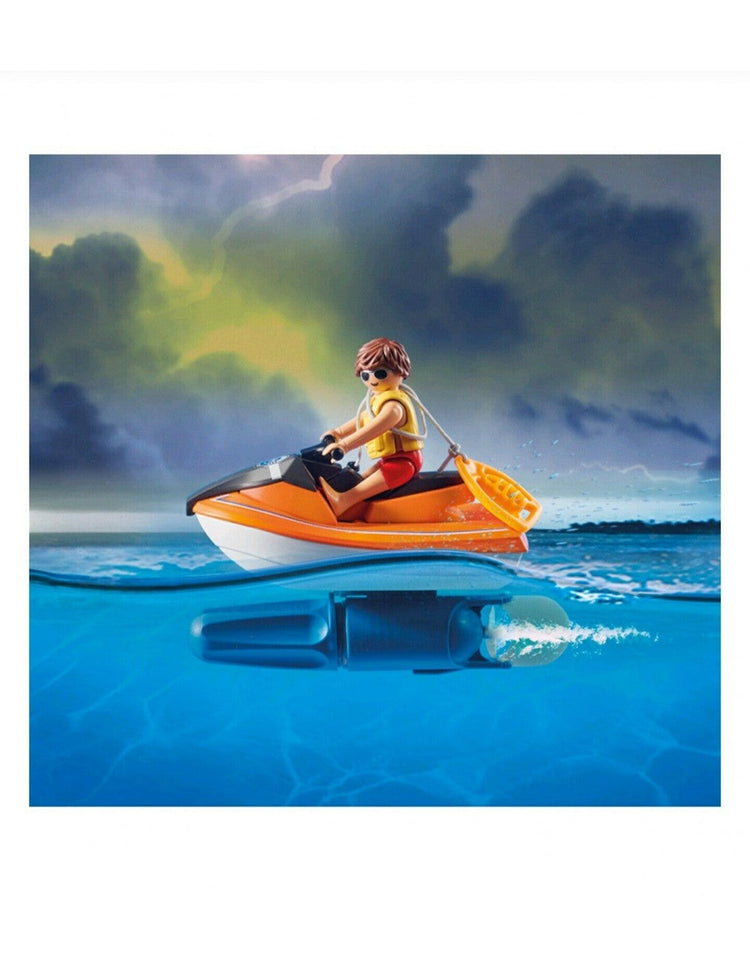 70489 Playmobil Playmobil Rescue Action Requin Attaque Sauvetage