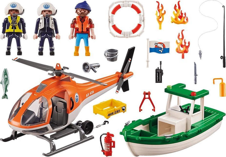 70491 Playmobil Rescue Action Coastal Fire Mission