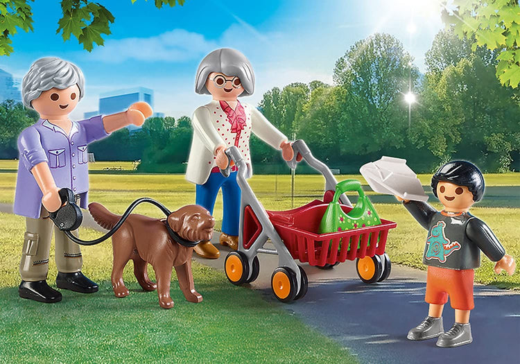 70990 - Playmobil City Life - Grands-parents avec petits-fils