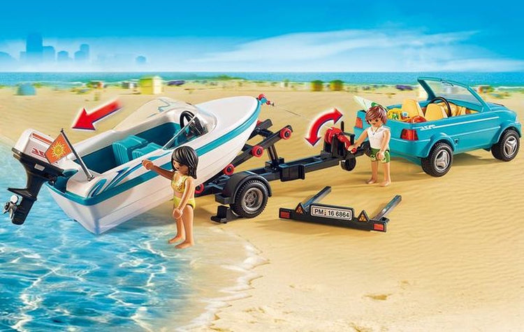 71589 Playmobil Pick-up de surfeur avec speedboat PLAYMOBIL