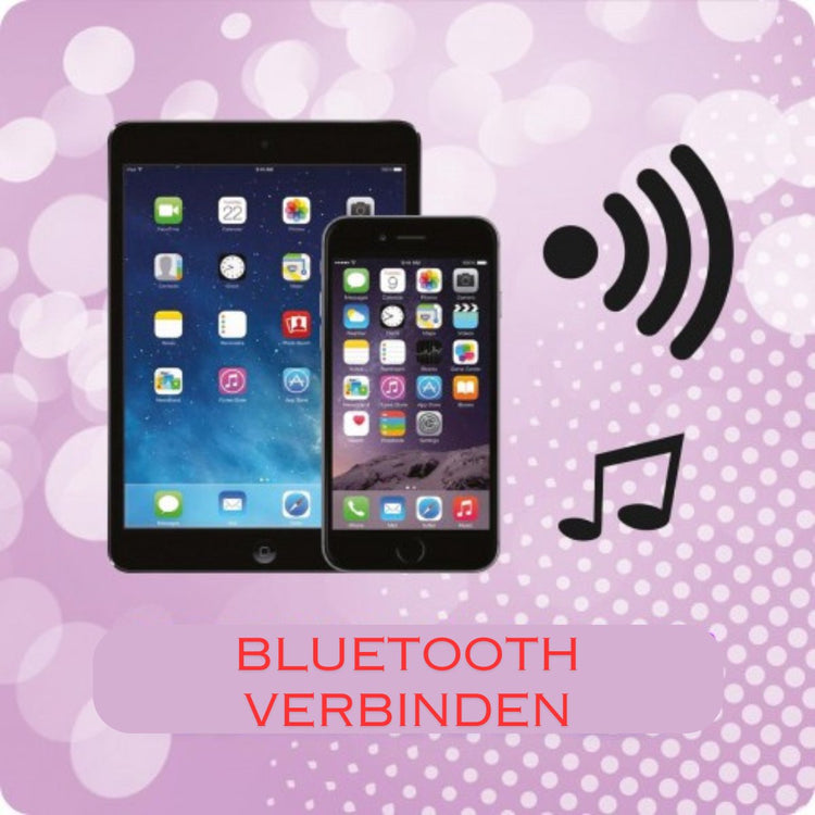 DEQUBE- Système de karaoké sans fil avec connexion d'appareil Bluetooth boule lumineuse Disco intégrée