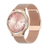 Montre connectée -Edition Vogue 2024 IP67 avec bracelet milanais couleur OR