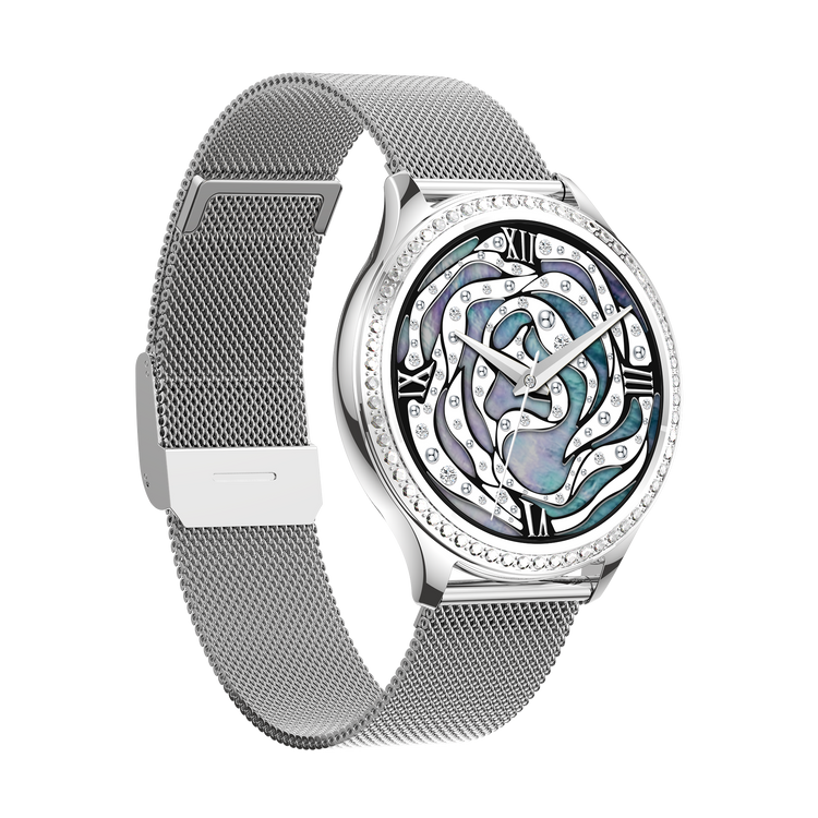 Smartwatch - Vogue 2024 Edition IP67 with GOLD Milanese strap