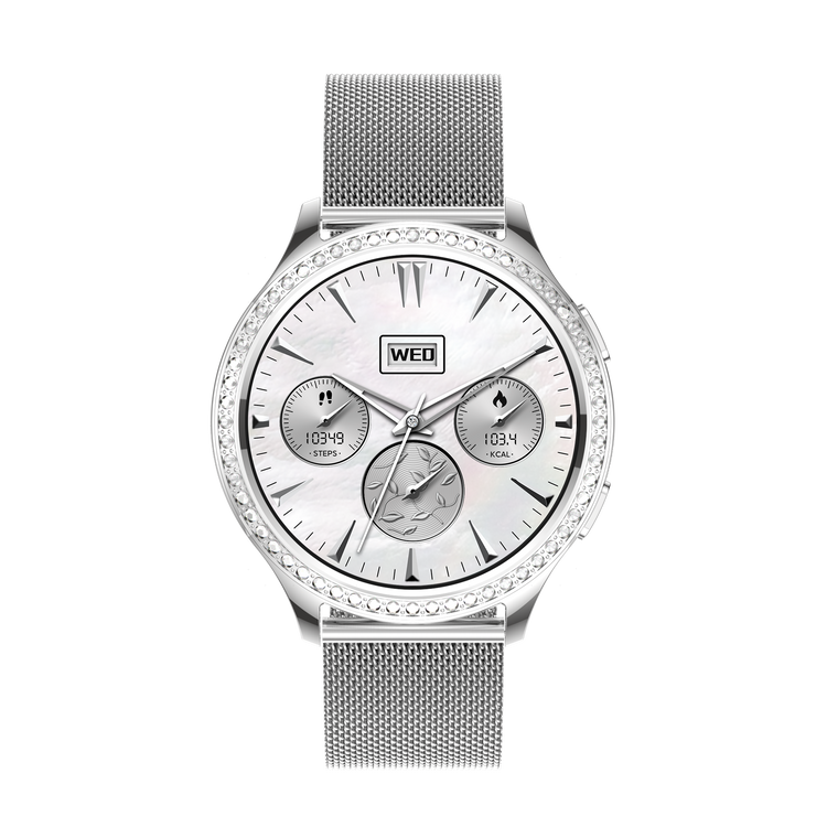 Smartwatch - Vogue 2024 Edition IP67 with GOLD Milanese strap