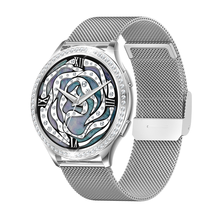 Smartwatch - Vogue 2024 Edition IP67 with GOLD Milanese strap