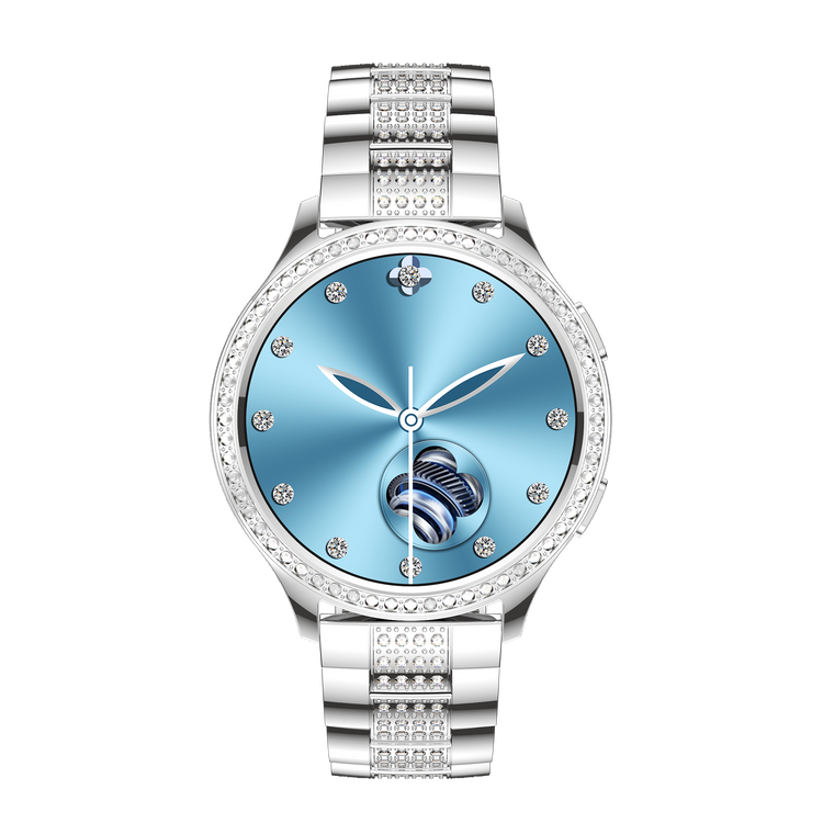 Montre connectée -edition Vogue 2024 IP67 avec bracelet en acier inoxydable