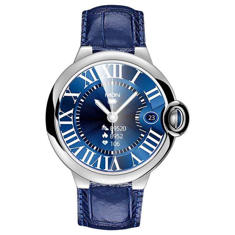 Montre connectée -Edition Elégance 2024 IP67 avec alliage haute résistance et bracelet en cuir de luxe