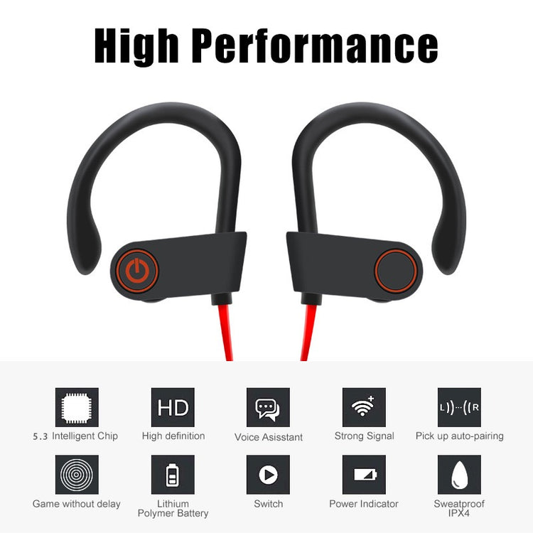 URBAN CITY edition Bluetooth 5.0 sports headphones in Black