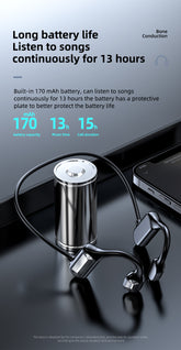 Casque audio à conduction osseuse Bluetooth 5.2 edition ALPINE couleur Noir