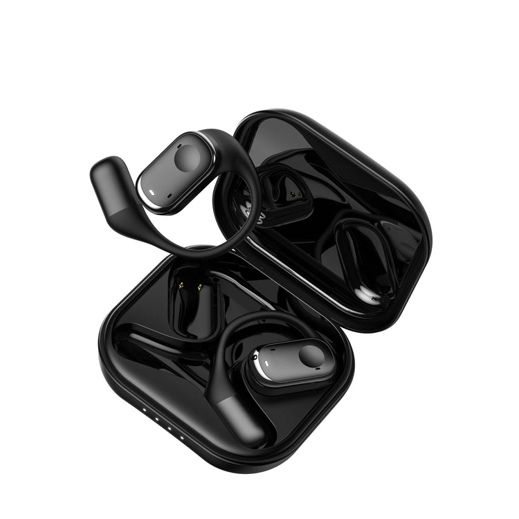 Ecouteurs sans fil Bluetooth 5.3 - Sport edtion DYNAMIC avec Écran à LED Oreillettes Intra-Auriculaires + boitier chargeur couleuir Noir