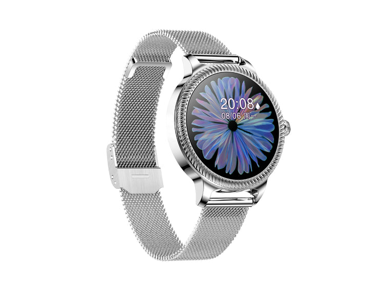 Montre connectée -edition Solaris 2024 IP67 avec bracelet milanais couleur couleur Argent