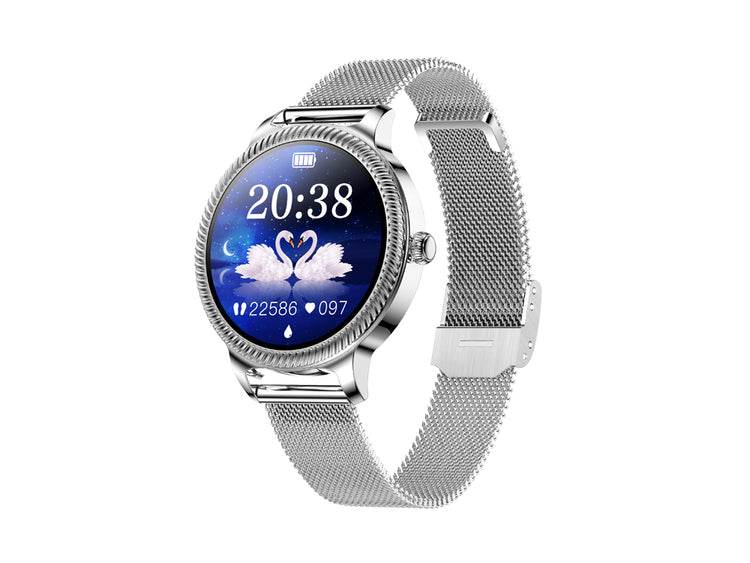 Montre connectée -edition Solaris 2024 IP67 avec bracelet milanais couleur couleur Argent