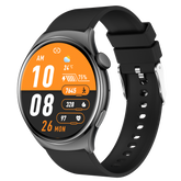 Montre connectée AMOLED - Edition Amnésia - (avec bracelet silicone) coleur Noir