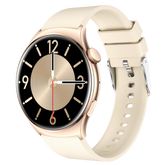 Montre connectée AMOLED - Edition Amnésia - (avec bracelet silicone) coleur Beige