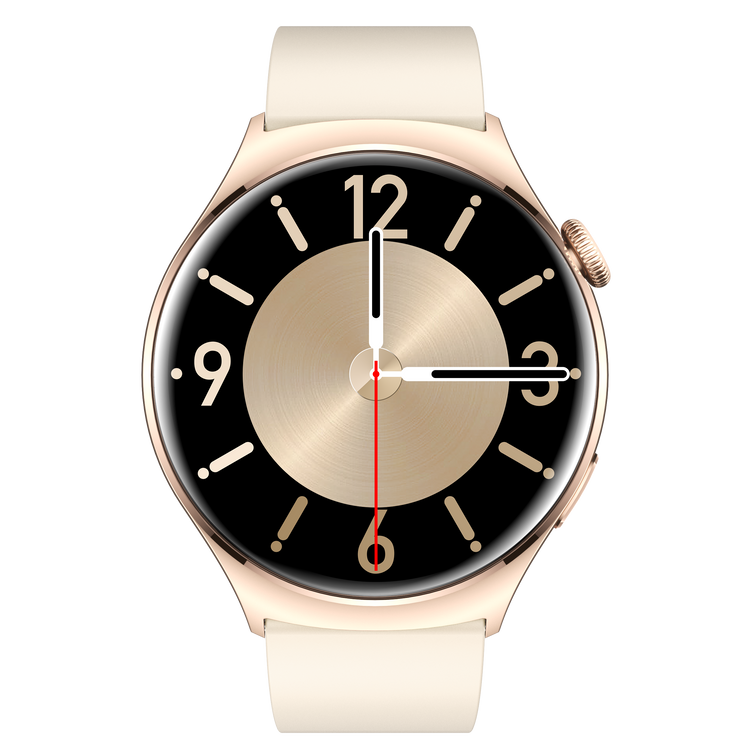 Montre connectée AMOLED - Edition Amnésia - (avec bracelet silicone) coleur Beige