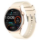 Montre connectée AMOLED - Edition Amnésia - (avec bracelet silicone) coleur Beige