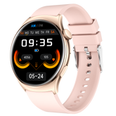 Montre connectée AMOLED - Edition Amnésia - (avec bracelet silicone) coleur Rose Gold
