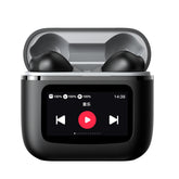 Écouteurs sans fil TWS Edition Aiir PRO, Bluetooth 5.3 ANC nouvelle gereration écran tactile, suppression du bruit batterie longue durée, fond d'écran HiFi couleur NOIR
