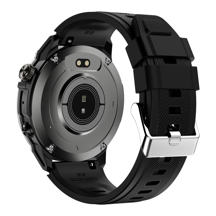 Montre connectée AMOLED NASA GPS edition Ultra Pro . écran couleur haute définition de 1,43 pouce - (avec bracelet silicone) coleur Noir