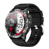 Montre connectée AMOLED NASA GPS edition Ultra Pro . écran couleur haute définition de 1,43 pouce - (avec bracelet silicone) coleur Noir