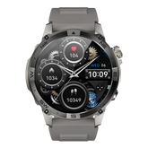 Montre connectée AMOLED NASA GPS edition Ultra Pro . écran couleur haute définition de 1,43 pouce - (avec bracelet silicone) coleur Gris