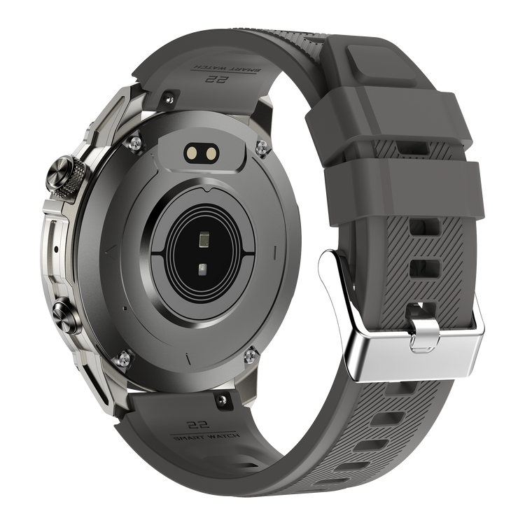 NASA GPS Edition Ultra Pro AMOLED Smartwatch. 1.43-inch high-definition color screen - (with silicone strap) Gray color