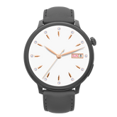 Montre connectée AMOLED - Edition Saphir (avec bracelet silicone) coleur Noir