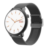 Montre connectée AMOLED - Edition Saphir (avec bracelet en acier inoxydable)coleur Noir