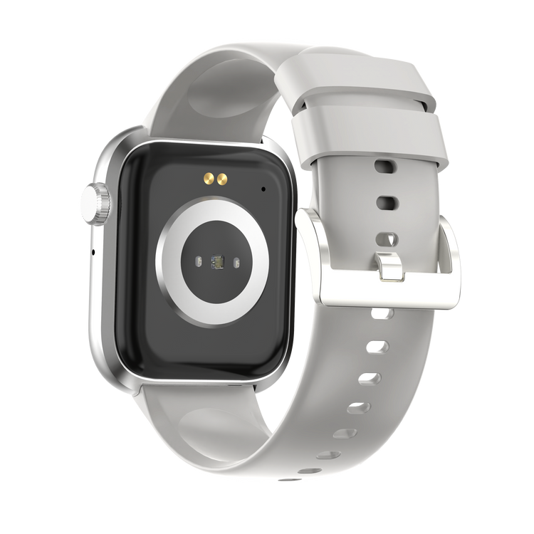 Montre connectée - Edition Omega-avec bracelet en silicone couleur Gris