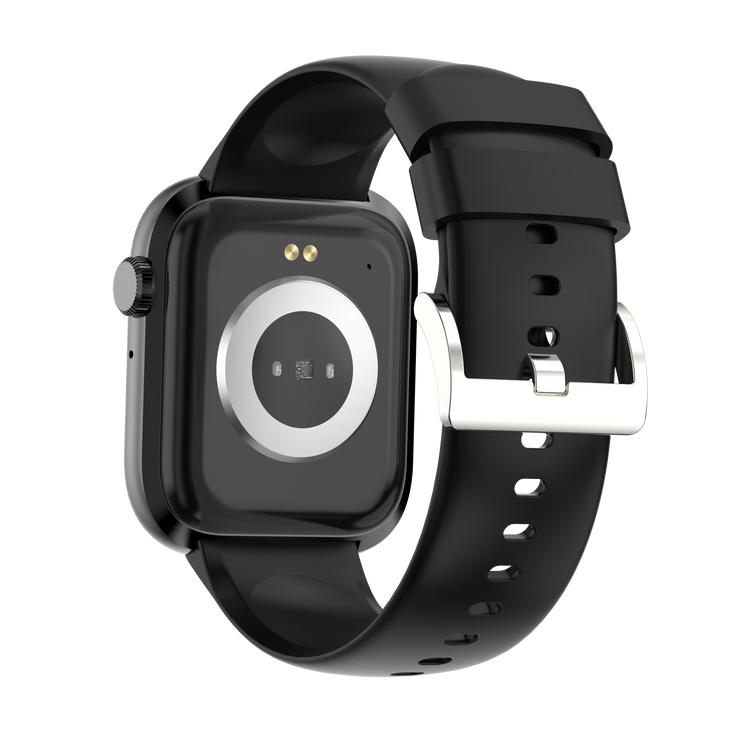 Smartwatch - Omega Edition - with black silicone strap