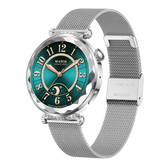 Montre connectée AMOLED- Edition Zénith Argent (avec bracelet milanais)