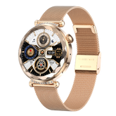 Montre connectée AMOLED- Edition Zénith Argent (avec bracelet milanais)