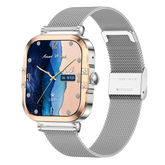 Montre connectée AMOLED- Edition Véga (avec bracelet milanais) couleur Argent