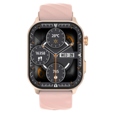 Montre connectée GPS edition VIVA-PRO écran haute définition avec un Verre de protection 2.5D bracelet silicone couleur Rose
