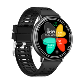 Montre connectée GPS intégré, fonction d'appel Bluetooth- Modes sportifs Edition GALAXY 2026 - avec bracelet silicone couleur Noir