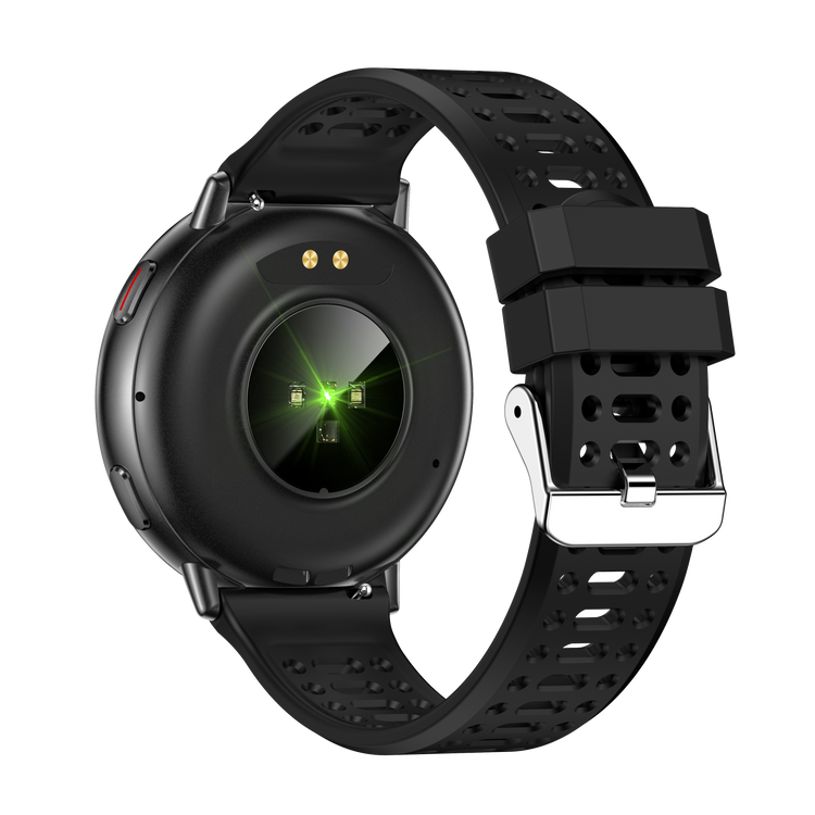 Montre connectée GPS intégré, fonction d'appel Bluetooth- Modes sportifs Edition GALAXY 2026 - avec bracelet silicone couleur Noir