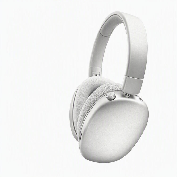 Casque Audio sans Fil édition FUNKY à réduction Active du Bruit, Version Bluetooth 5.4 , Design Pliable léger, Oreillettes Confortables avec Basses Profondes, avec Micro couleur Argent