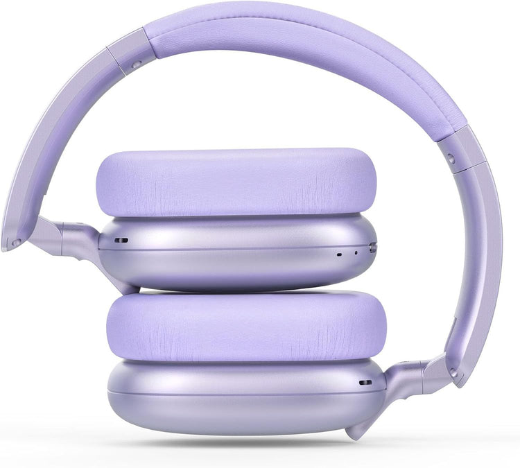 Casque Audio sans Fil édition FUNKY à réduction Active du Bruit, Version Bluetooth 5.4 , Design Pliable léger, Oreillettes Confortables avec Basses Profondes, avec Micro couleur violet