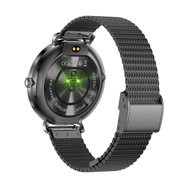 Montre connectée AMOLED- Edition ELITE écran tactile 1,43 pouces (avec bracelet milanais) couleur Noir