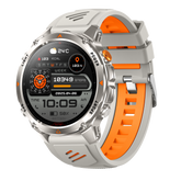 Montre connectée AMOLED NASA GPS edition Ultra Pro 2 . écran couleur haute définition de 1,43 pouce - (avec bracelet silicone) couleur Gris Orange