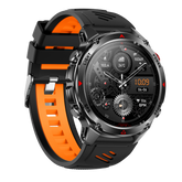 Montre connectée AMOLED NASA GPS edition Ultra Pro 2 . écran couleur haute définition de 1,43 pouce - (avec bracelet silicone) couleur Noir Orange