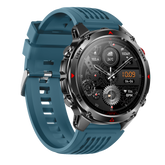 Montre connectée AMOLED NASA GPS edition Ultra Pro 2 . écran couleur haute définition de 1,43 pouce - (avec bracelet silicone) couleur Bleu Gris